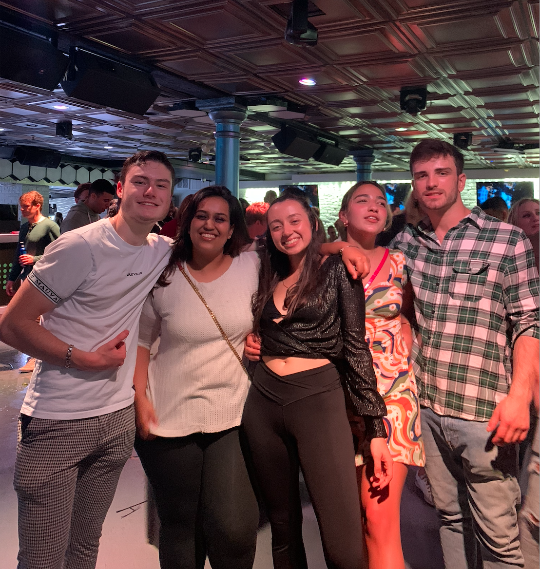 Camp friends visit