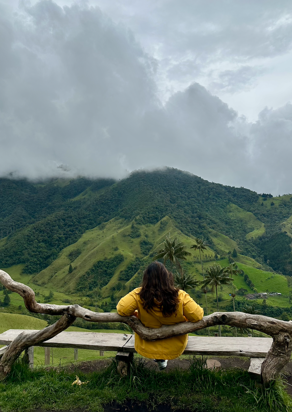 View of Colombian landscape